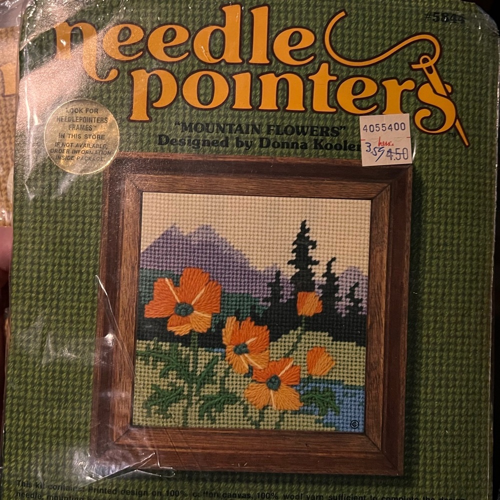 Vintage Mountain Flowers Cross-Stitch Kit